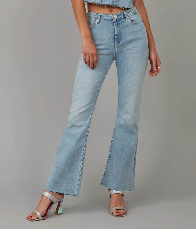 Style Versatile Women's Collection Women's ALICE-TD High Rise Flare Jeans