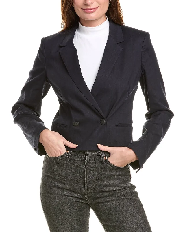 Massive Selection Sale rag & bone Josie Linen-Blend Blazer