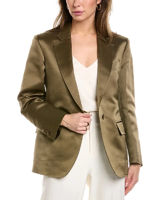 New In This Season Ferragamo Silk Blazer
