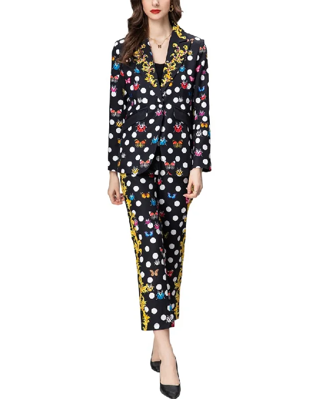 The Good Stuff BURRYCO 2pc Blazer & Pant Set