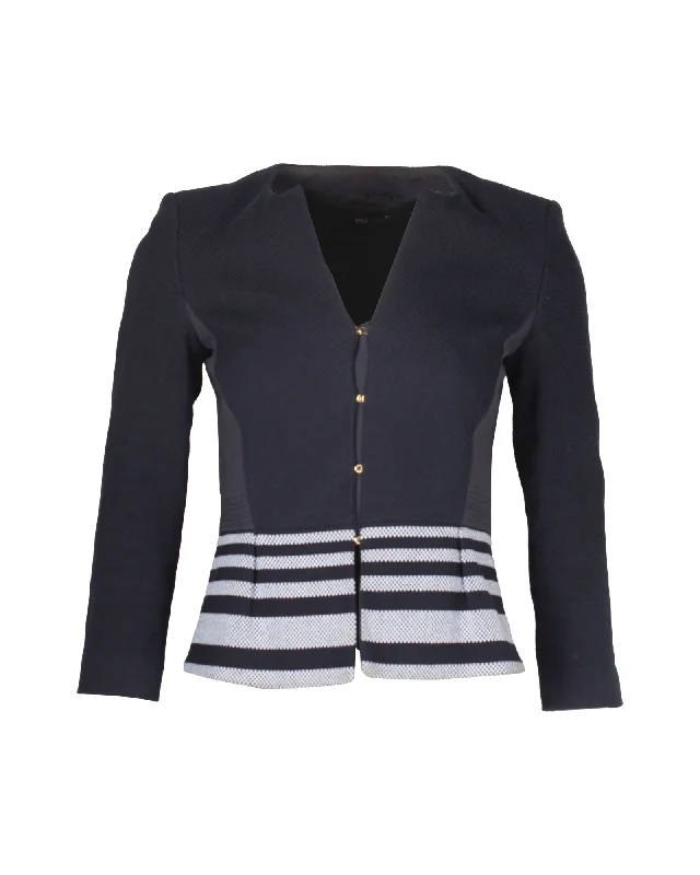 Limited Stock Boss Hugo Boss Jeisina Blazer in Navy Blue Cotton