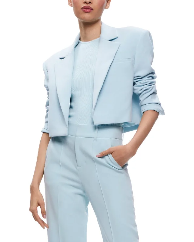 Trend Alert alice + olivia Shan Boxy Oversized Crop Blazer