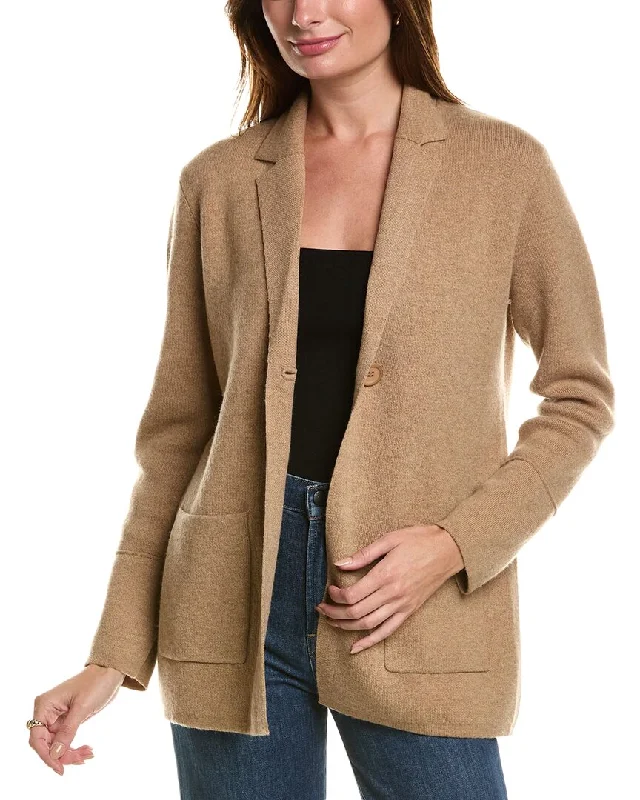 Fashion Sale Forte Cashmere Double Knit Wool & Cashmere-Blend Blazer