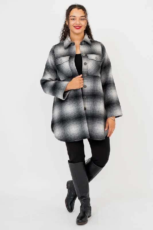 Women's Elegant Evening Outfit Andrea Coat, Phoenix, Boiled Wool