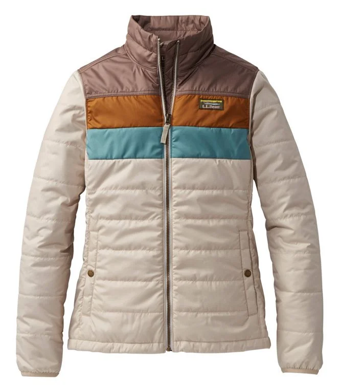 Women's Evening Wear for Special Occasions Mountain Classic Hooded Puffer Color Block Women's Regular
