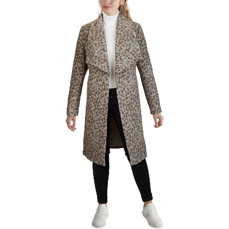 Women's Clothing Sets Cole Haan Womens Belted Wool Wool Coat