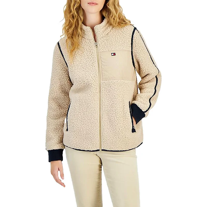 Fashionable Women's Outfit Tommy Hilfiger Womens Faux Fur Faux Fur Coat