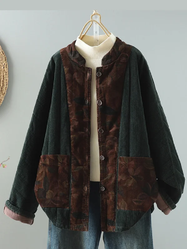Summer Sale Women’s Elegant Look Classic Front Pockets Stand Collar Coat