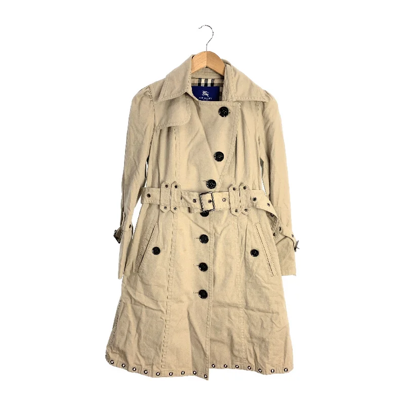 Trendy Women's Outfits for Casual Wear BURBERRY BLUE LABEL/Trench Coat/38/Cotton/FRF12-573-40/Beige