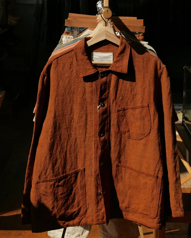 Women's Clothes Cutch Hand-Dyed Hemp Work Jacket