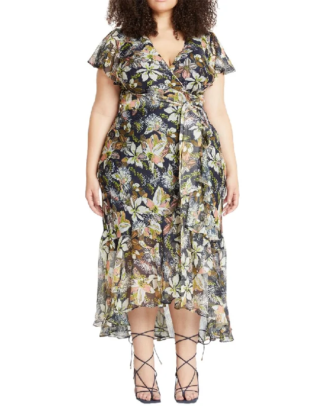 Trend Setting Wardrobe Tanya Taylor Blaire Linen & Silk-Blend Dress