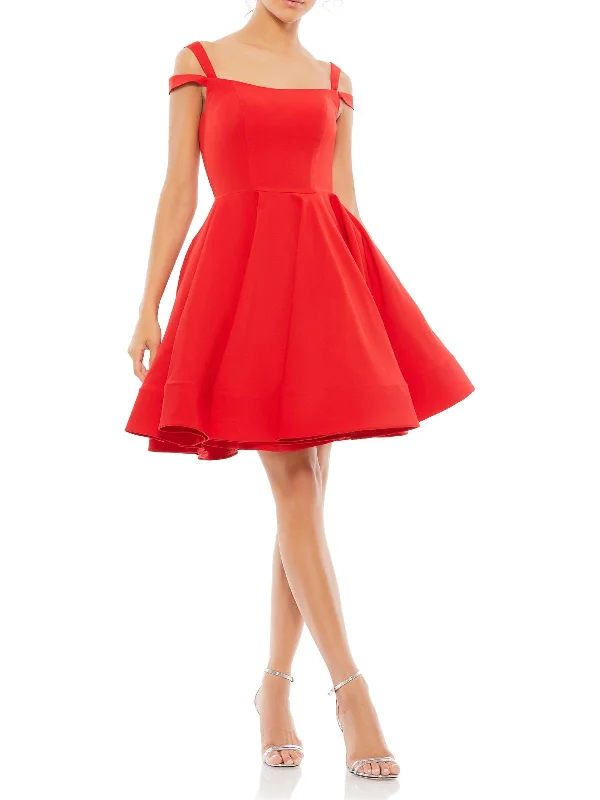 Vintage Retro Party Wear Womens Flare Mini Cocktail and Party Dress