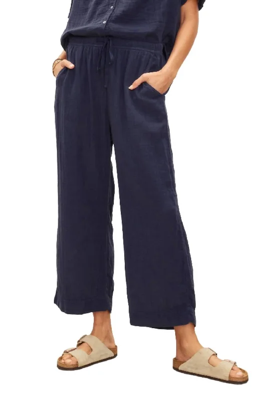 Charming Silhouette Franny Pant In Ink